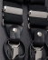Leather Crosspatch Y-Back Elastic Braces, Black, swatch